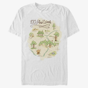 Queens Disney Winnie The Pooh - Acre Map Unisex T-Shirt White