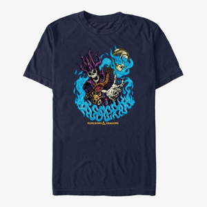Queens Dungeons & Dragons - Acererak Logo Unisex T-Shirt Navy Blue