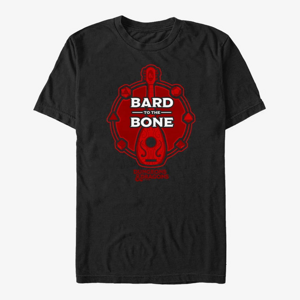 Queens Dungeons & Dragons - Bard Bone Unisex T-Shirt Black