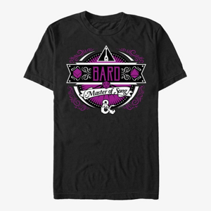 Queens Dungeons & Dragons - Bard Label Unisex T-Shirt Black