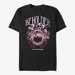 Queens Dungeons & Dragons - Beholder Monster Icon Unisex T-Shirt Black