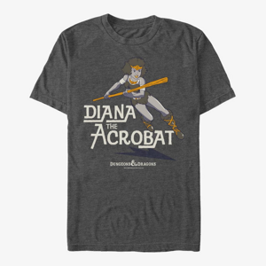 Queens Dungeons & Dragons - Diana Acrobat Unisex T-Shirt Dark Heather Grey