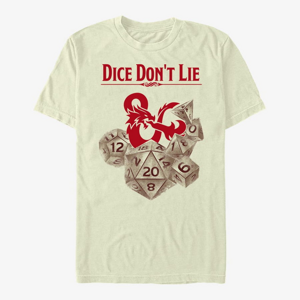 Queens Dungeons & Dragons - Dice Don't Lie Unisex T-Shirt Natural