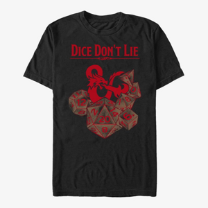 Queens Dungeons & Dragons - Dice Don't Lie Unisex T-Shirt Black