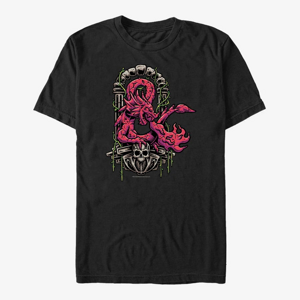 Queens Dungeons & Dragons - Dragon Altar Logo Unisex T-Shirt Black