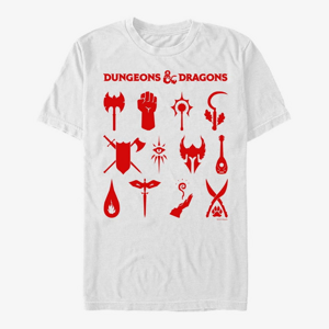 Queens Dungeons & Dragons - Dungeon Classes Unisex T-Shirt White