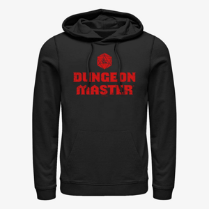 Queens Dungeons & Dragons - DUNGEON MASTER DISTRESSED Unisex Hoodie Black