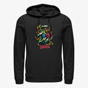 Queens Dungeons & Dragons - Electric Dice Roll Unisex Hoodie Black