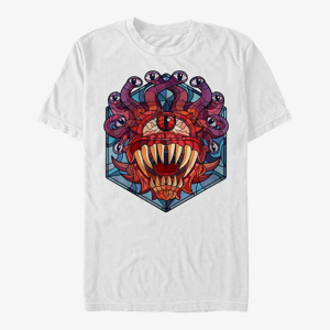 Queens Dungeons & Dragons - Eye of the Beholder Glass Unisex T-Shirt White