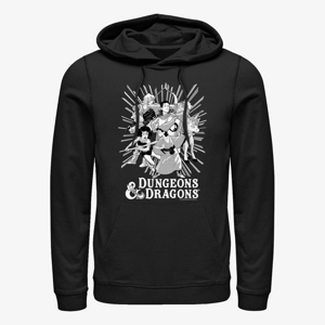 Queens Dungeons & Dragons - Group Ray Unisex Hoodie Black
