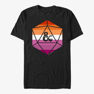 Queens Dungeons & Dragons - Lesbian Ampersand Unisex T-Shirt Black