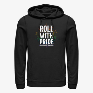 Queens Dungeons & Dragons - Roll with Pride Unisex Hoodie Black