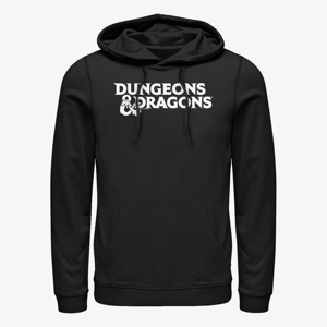 Queens Dungeons & Dragons - Stacked Logo Unisex Hoodie Black