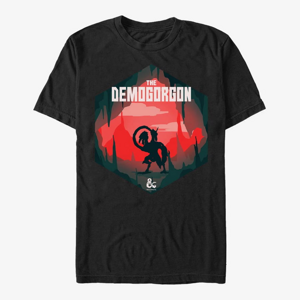 Queens Dungeons & Dragons - The Demogorgan Hexagon Unisex T-Shirt Black