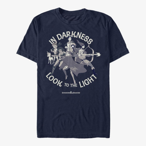 Queens Dungeons & Dragons - To The Light Unisex T-Shirt Navy Blue