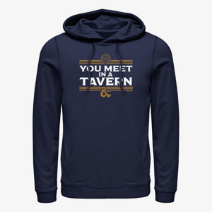Queens Dungeons & Dragons - YOU MEET IN A TAVERN Unisex Hoodie Navy Blue