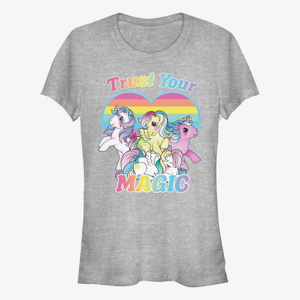 Queens Hasbro My Little Pony - Trust Your Magic Women's T-Shirt Heather Grey