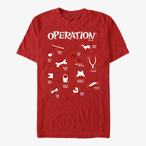 Queens Hasbro Operation - Operation Parts Unisex T-Shirt Red