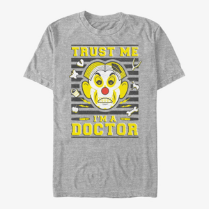 Queens Hasbro Operation - TRUST ME I'M A DOCTOR Unisex T-Shirt Heather Grey