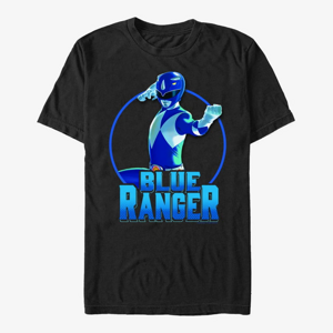 Queens Hasbro Power Rangers - BLUE Unisex T-Shirt Black