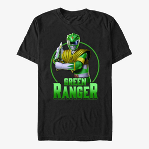 Queens Hasbro Power Rangers - GREEN Unisex T-Shirt Black