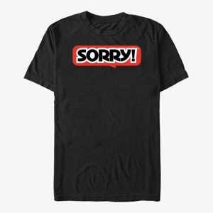 Queens Hasbro Sorry - SORRY LOGO Unisex T-Shirt Black