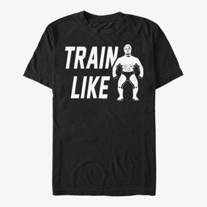 Queens Hasbro Stretch Armstrong - Train Like Men's T-Shirt Black