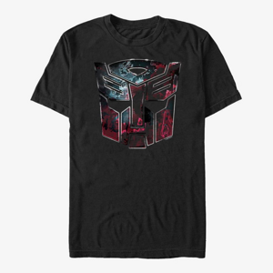 Queens Hasbro Transformers - Autobot Face Badge Unisex T-Shirt Black
