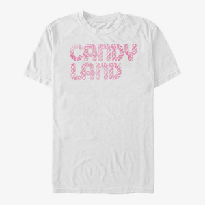 Queens Hasbro Vault Candy Land - CANDY LAND LOGO DISTRESSED Unisex T-Shirt White