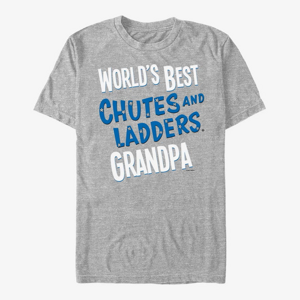 Queens Hasbro Vault Chutes & Ladders - Chutes and Ladders Grandpa Unisex T-Shirt Heather Grey