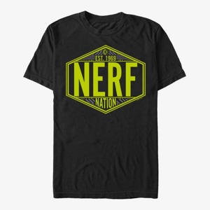 Queens Hasbro Vault Nerf - Nerf Nation Badge Unisex T-Shirt Black