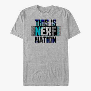 Queens Hasbro Vault Nerf - This Is Nerf Nation Unisex T-Shirt Heather Grey