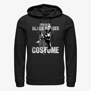 Queens Hasbro Vault Power Rangers - Black Ranger Costume Unisex Hoodie Black