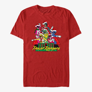Queens Hasbro Vault Power Rangers - Santa Rangers Unisex T-Shirt Red