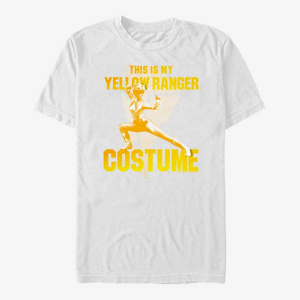 Queens Hasbro Vault Power Rangers - Yellow Ranger Costume Unisex T-Shirt White