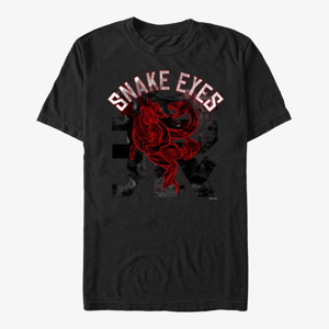 Queens Hasbro Vault Snake Eyes - Tattoo Red Unisex T-Shirt Black