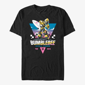Queens Hasbro Vault Transformers - Bumblebee Surf Unisex T-Shirt Black