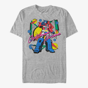 Queens Hasbro Vault Transformers - Eighties Optimus Unisex T-Shirt Heather Grey