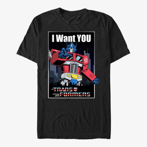 Queens Hasbro Vault Transformers - I Want You Unisex T-Shirt Black