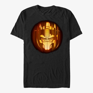 Queens Hasbro Vault Transformers - Optimus Prime Pumpkin Unisex T-Shirt Black