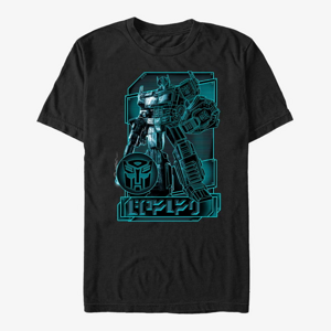 Queens Hasbro Vault Transformers - Prime Digital Unisex T-Shirt Black