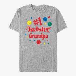 Queens Hasbro Vault Twister - Number 1 Grandpa Unisex T-Shirt Heather Grey