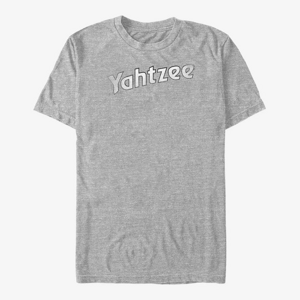 Queens Hasbro Vault Yahtzee - YAHTZEE LOGO DISTRESSED Unisex T-Shirt Heather Grey