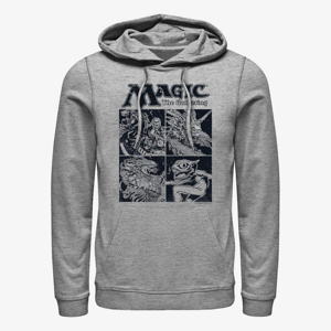 Queens Magic: The Gathering - Four Box Unisex Hoodie Heather Grey