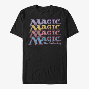 Queens Magic: The Gathering - Retro Stack Unisex T-Shirt Black