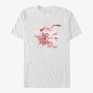 Queens Marvel Ant-Man & The Wasp: Movie - Seagull Incoming Unisex T-Shirt White