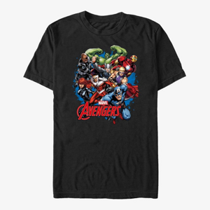 Queens Marvel Avengers Classic - Assemblage Unisex T-Shirt Black