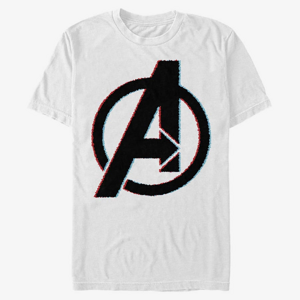 Queens Marvel Avengers Classic - Avenger 3D Men's T-Shirt White