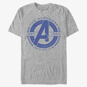 Queens Marvel Avengers Classic - Avengers Initiative Men's T-Shirt Heather Grey