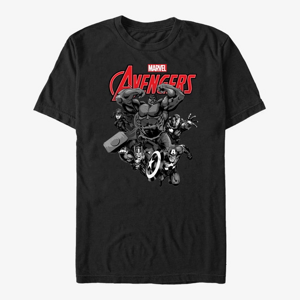 Queens Marvel Avengers Classic - Avengers Unisex T-Shirt Black